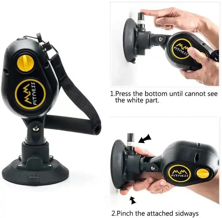 2024 Hot Sale Adjustable Wall Pulley Rope Trainer Fitness Pull Rope Resistance Bands Biceps Triceps Chest Trainer