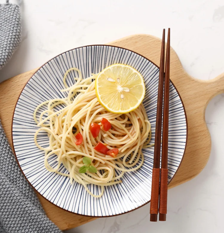 8-inch Nordic creative modern simple underglaze ceramic plate ,household Western food shallow flat plate wholesale