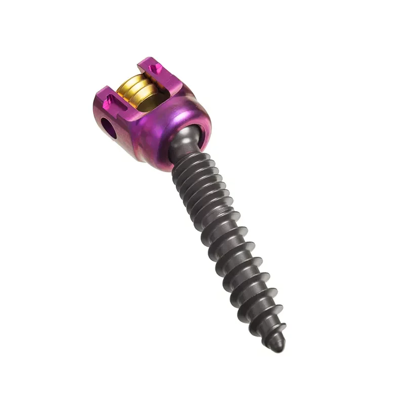 Double Thread Poly Axial Spine Pedicle Screw Spinal Screw Orthopedic Implants Short Tail Pedicle screw