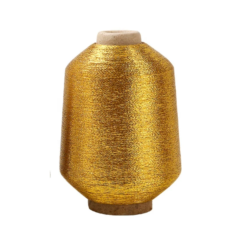 100% металлическая пряжа для плетения Золотая MH