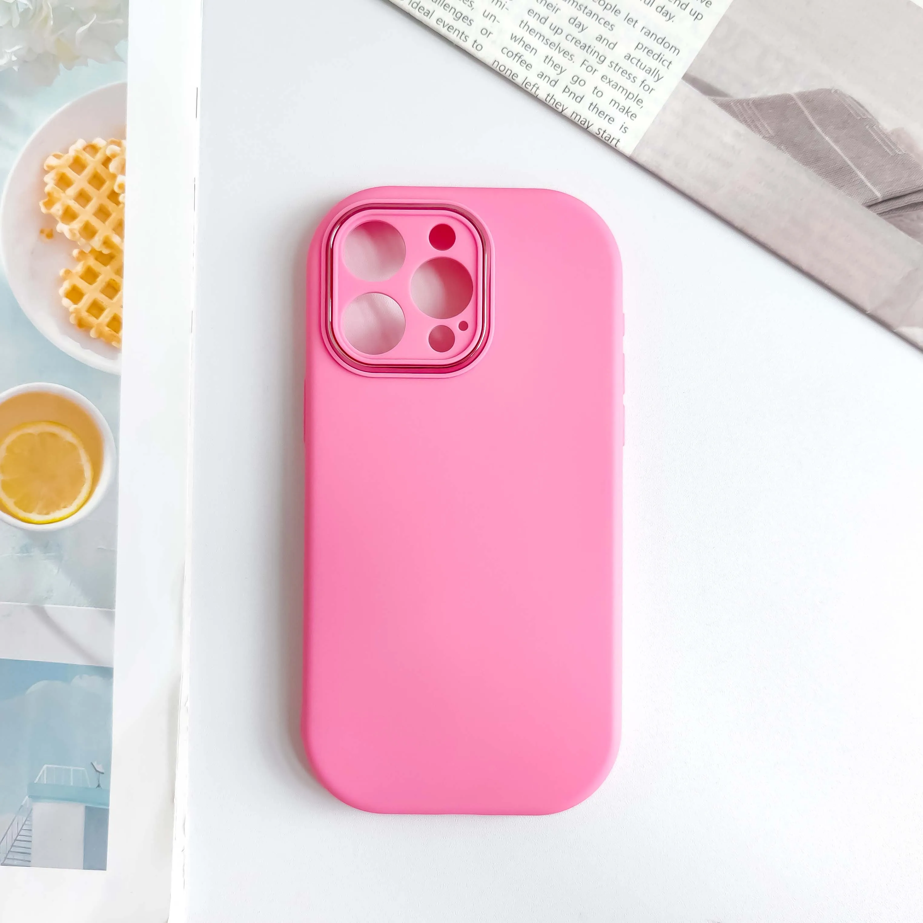 Beautiful Macaron color Full lens camera protector Premium hybrid high quality phone Case for Iphone 16 pro max 15 pro 14