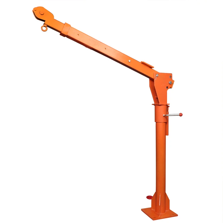 Household portable lifting 12v24v mobile lifting small truck cantilever crane