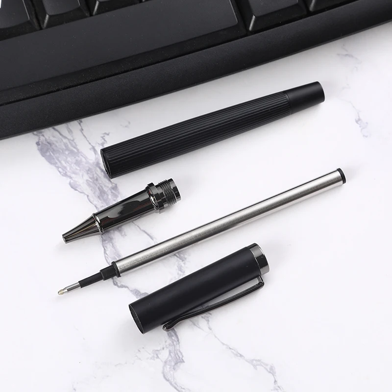 Morandi color stainless steel business metal gifts pen writing high quality calligraphy Fountain pen