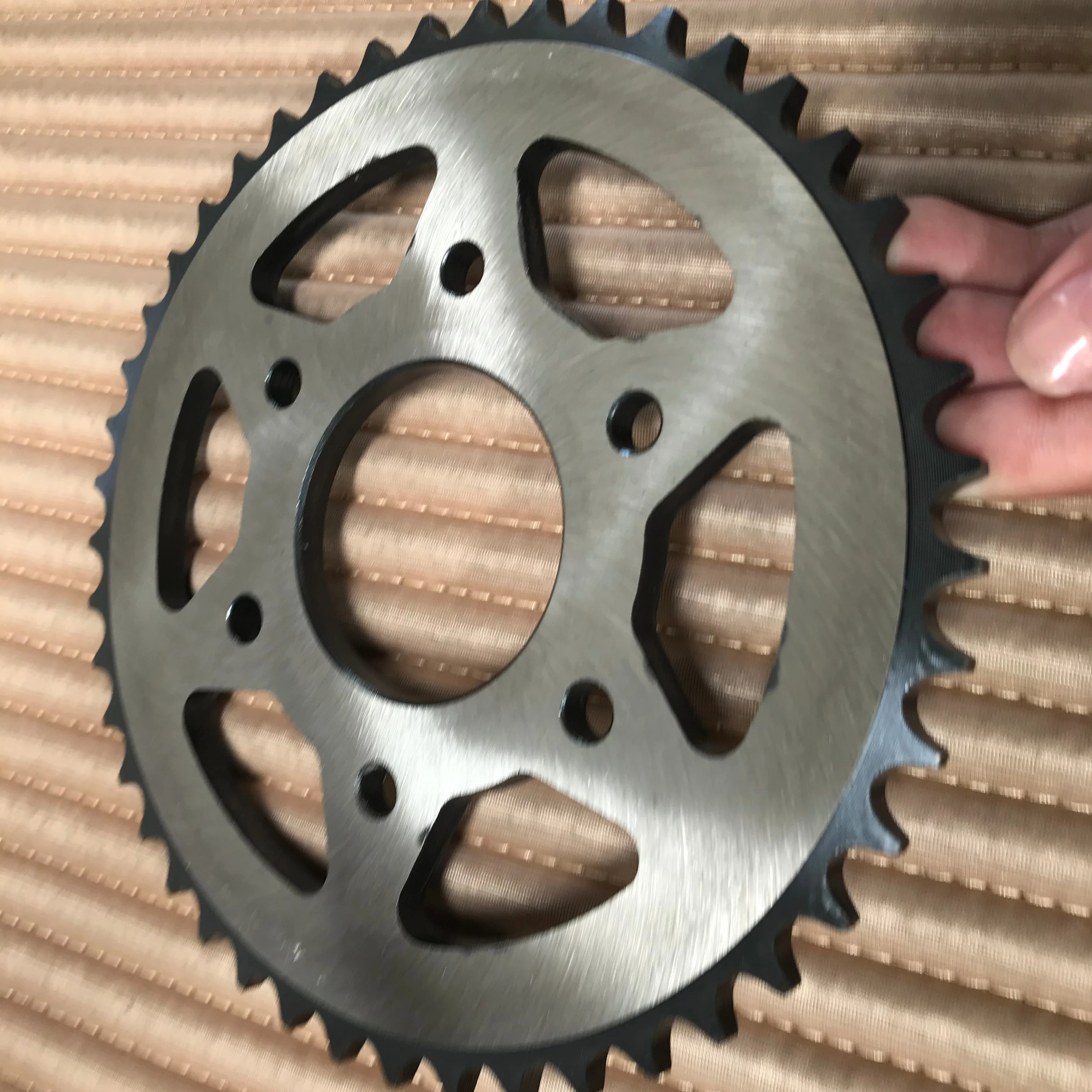 PULSAR AS 200 [428]  PULSAR NS 200 [428] - 45T BLACK motorcycle sprocket and chain sets OEM logo package