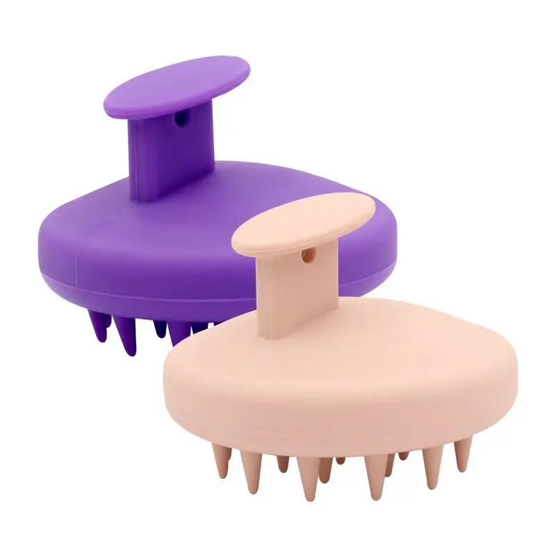 All silicone wholesale scalp massager shampoo hair brush head massage hair scalp massager brush