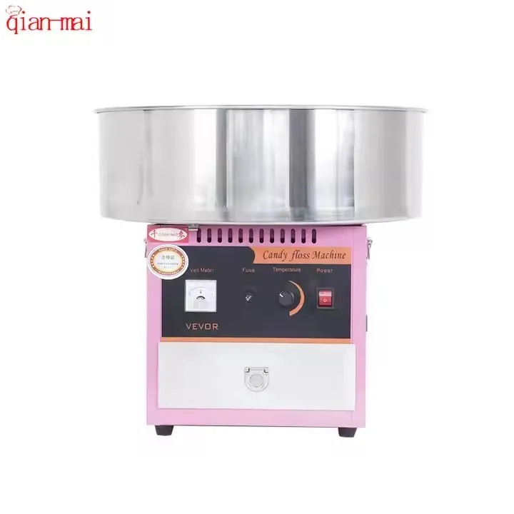 Commercial Household Fully Automatic  Marshmallow Floss Sugar Machine Gas Electric Cotton Candy Making Machine(Ordinary)