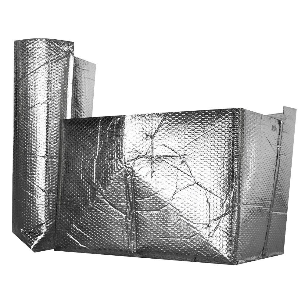 Disposable Food Storage Cooler Bags custom Portable Food thermal insulation aluminum foil foam bag for Thermal Box Liners