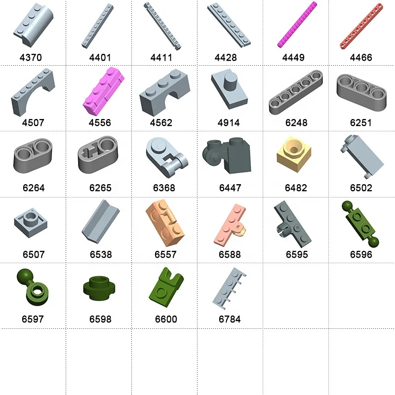 ZHEGAO 1X1 dot bricks plate  Building Bricks Blocks Toy