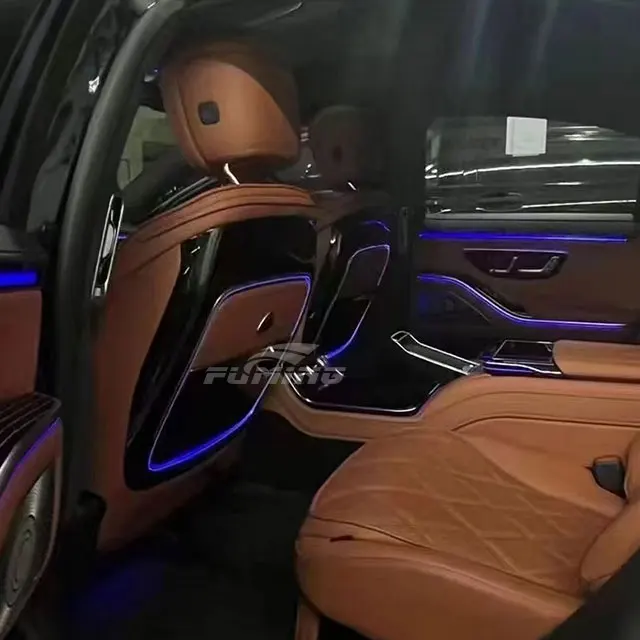 Модернизация среднего взвода автомобиля GLS GLE musiness mehicle S-Class W223 для установки электрического небольшого стола и офисного