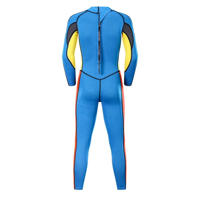 Sbart Children 2MM Wet Suit Full Body Back Zipper Diving Suit Neoprene Swimming Diving Surfing Wetsuit for Kids