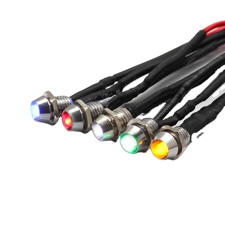 Indicator light guitar effector singal lamp red green yellow blue wie 3v 6v 12v 24v 48v