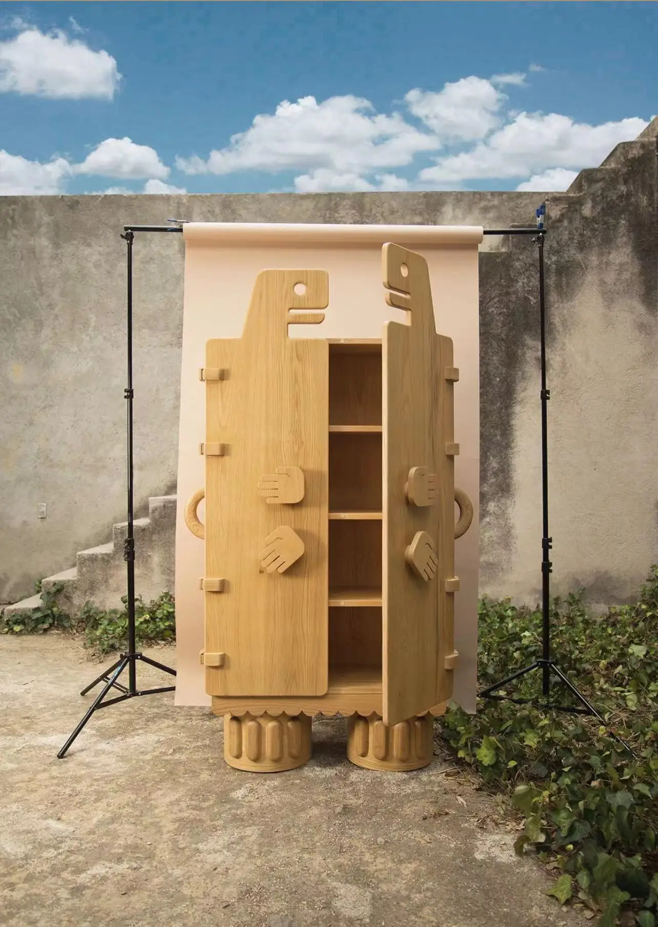 Outdoor wedding furniture design legs luxury rectangular dining table  cabinets