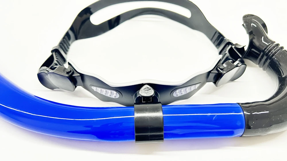 Professional Center Snorkel For Swim Pool Silicone Frontal Swimming Snorkels For Training Diving Snorkeling