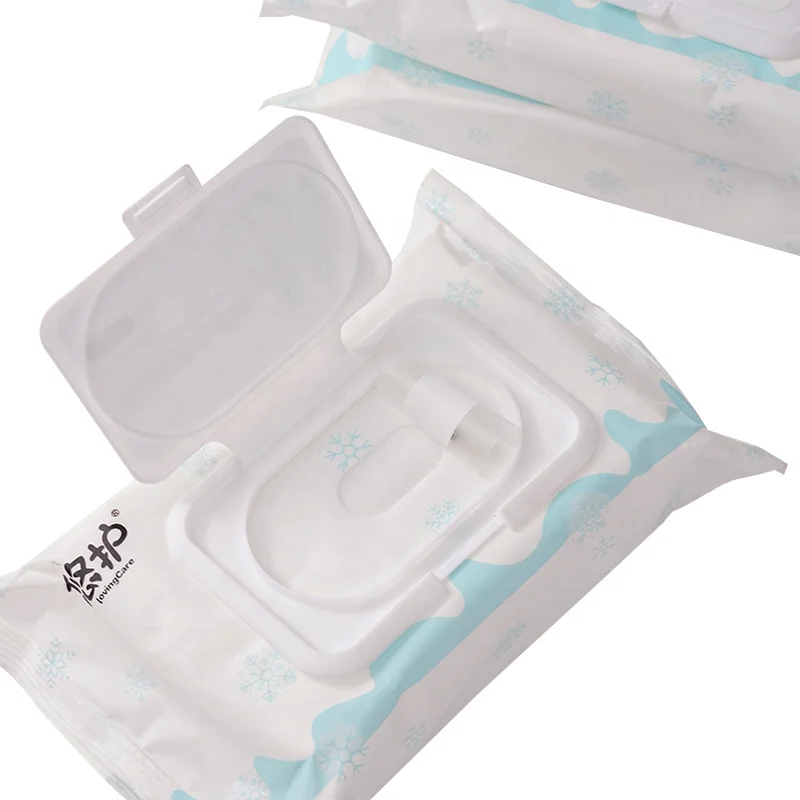 Hot Sale Factory Nonwoven Fabric Soft Down Jacket Wipes Cleansing Custom Refreshing Wet Wipes