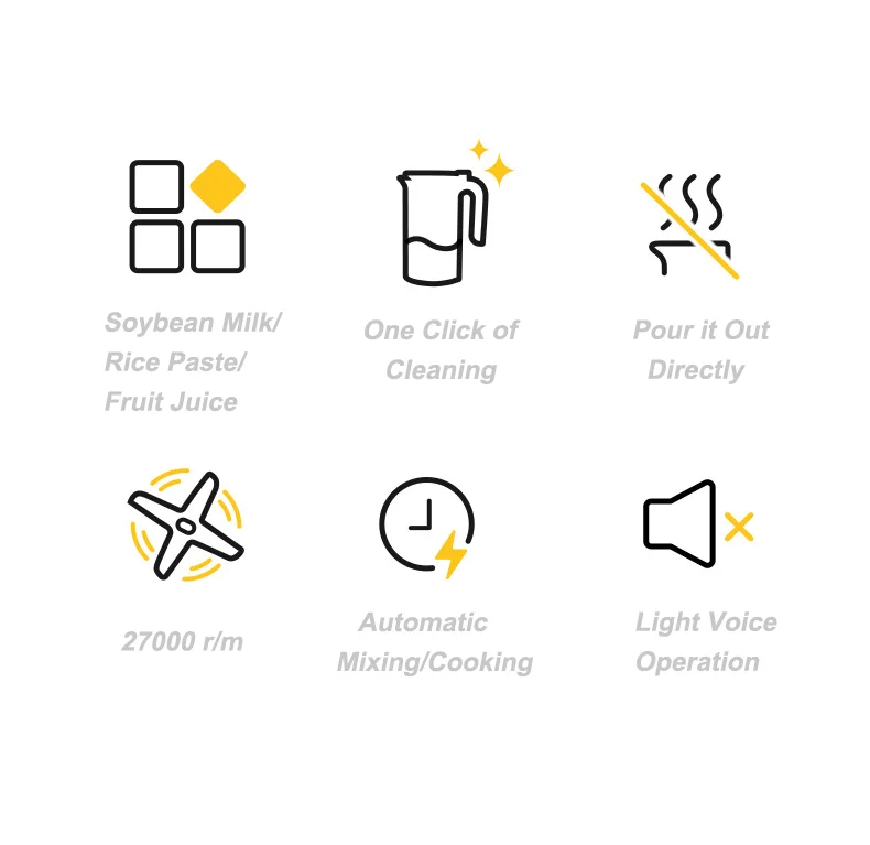 New home mini stainless steel 350ml food processor portable home soy milk machine