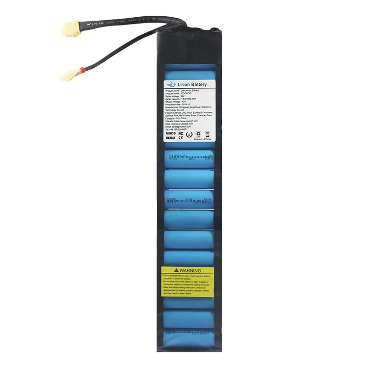 Factory Direct Hot Selling 18650 Rechargeable Electric Scooter lithium Battery  Pack 36v 7.8ah