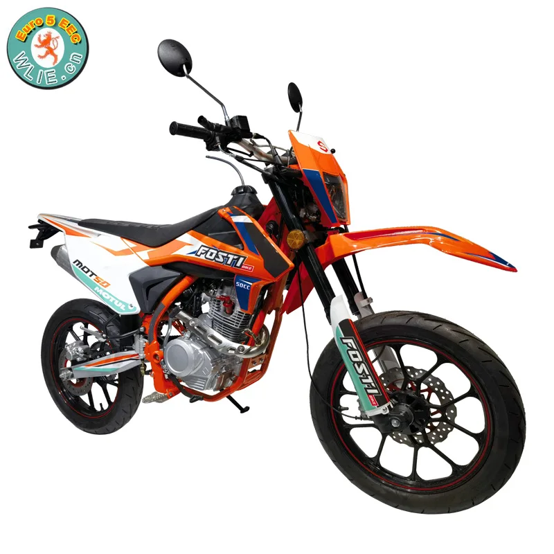 Chinese Motorbike Gas Moped Motorcycle Style Most Popular Adult Scooter 10 Inch Tire 50cc Dirt Bike DB50 Pro With Euro 5 EEC COC