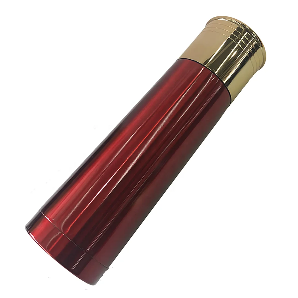 32 oz / 1000 ml 12 Gauge Double Wall Shot Shell Stainless Steel Vacuum Insulate Flask Thermo Bottle Thermo