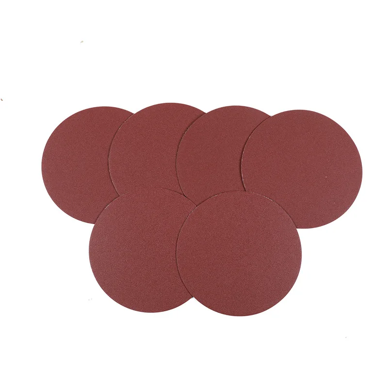 Hook And Loop Aluminum Oxide Sand Paper Disc Polishing Flap Sanding Disc For Car Wheel Wood Cupboard