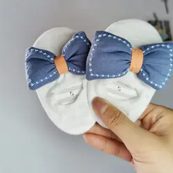 Spring Korean Fashion Cute Bow 3D Cartoon Dolls Toddler Socks Soft Cotton Fancy Non-slip Baby Floor Socks