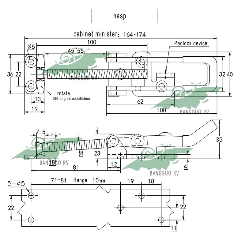 Аксессуары для автодомов на колесах для фургона регулируемая застежка регулируемые переключатели аксессуары для фургона