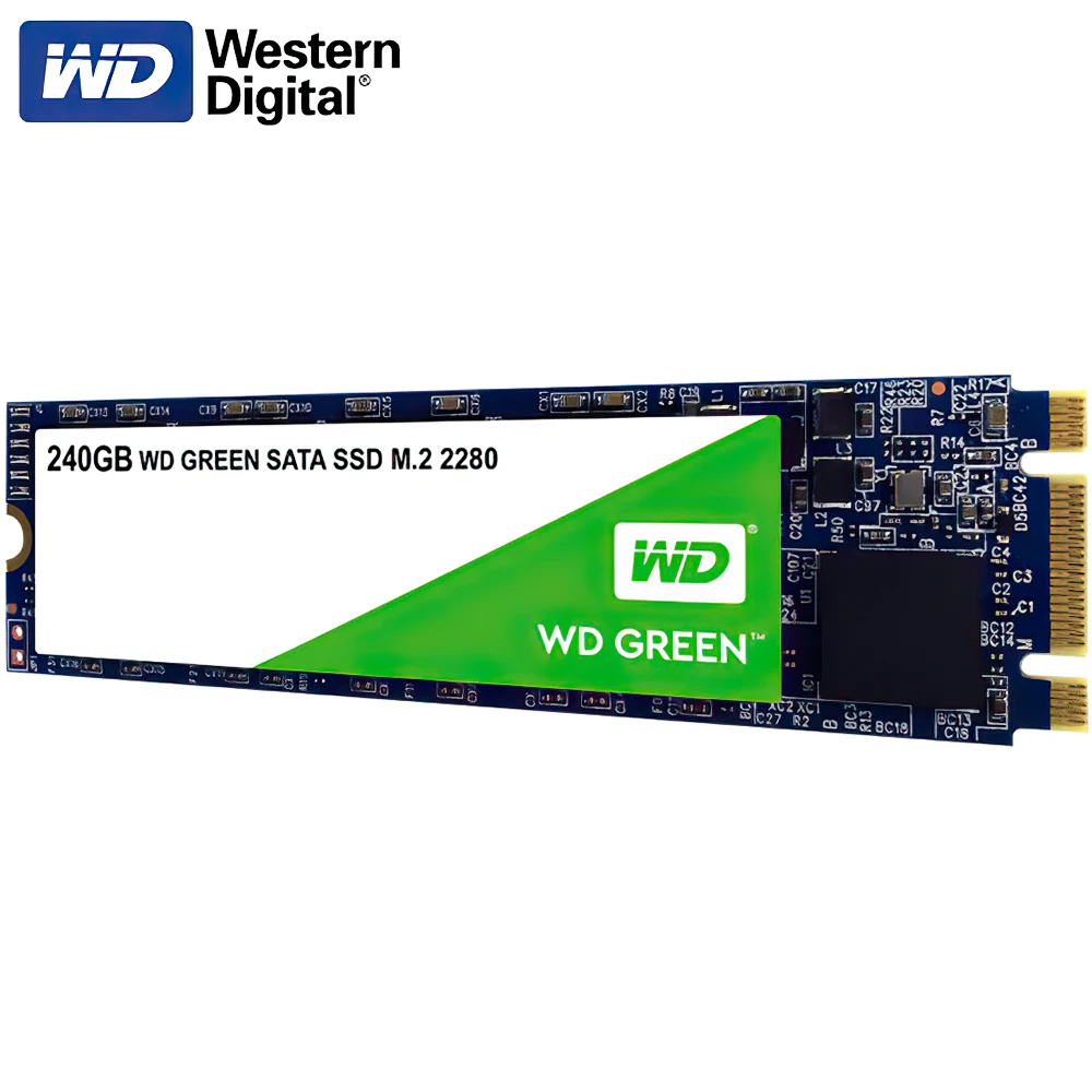 Original WD Green PC SSD 240GB 480GB Internal Solid State Hard Drive M.2 2280 SATA 545MB/S Western Digital For Computer Laptop