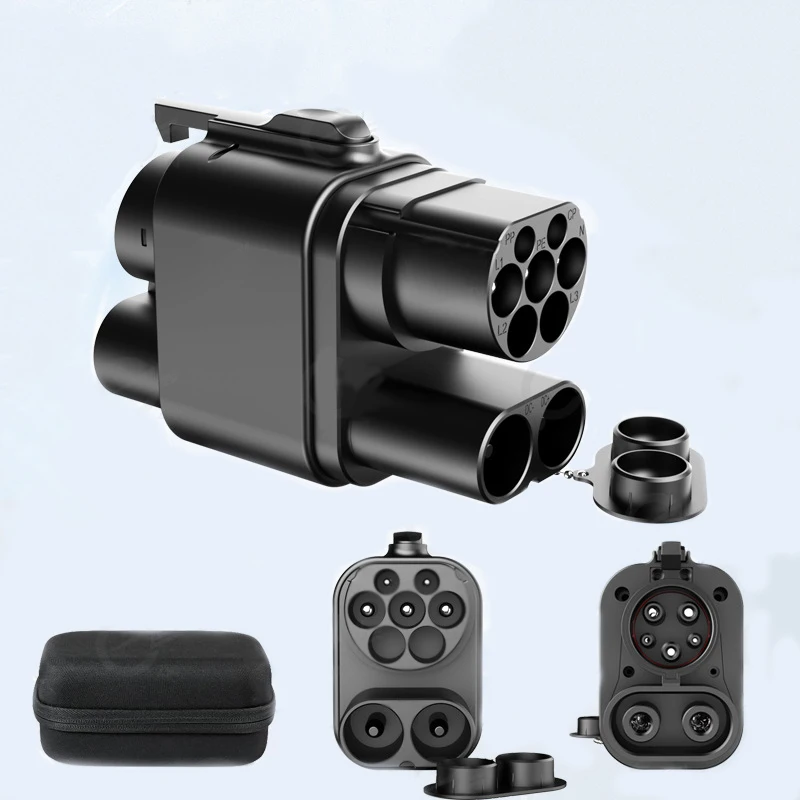 DC Adaptador CCS2 to CCS1 EV Charging Adapter Plug for Fast Electric Vehicle Charging Station