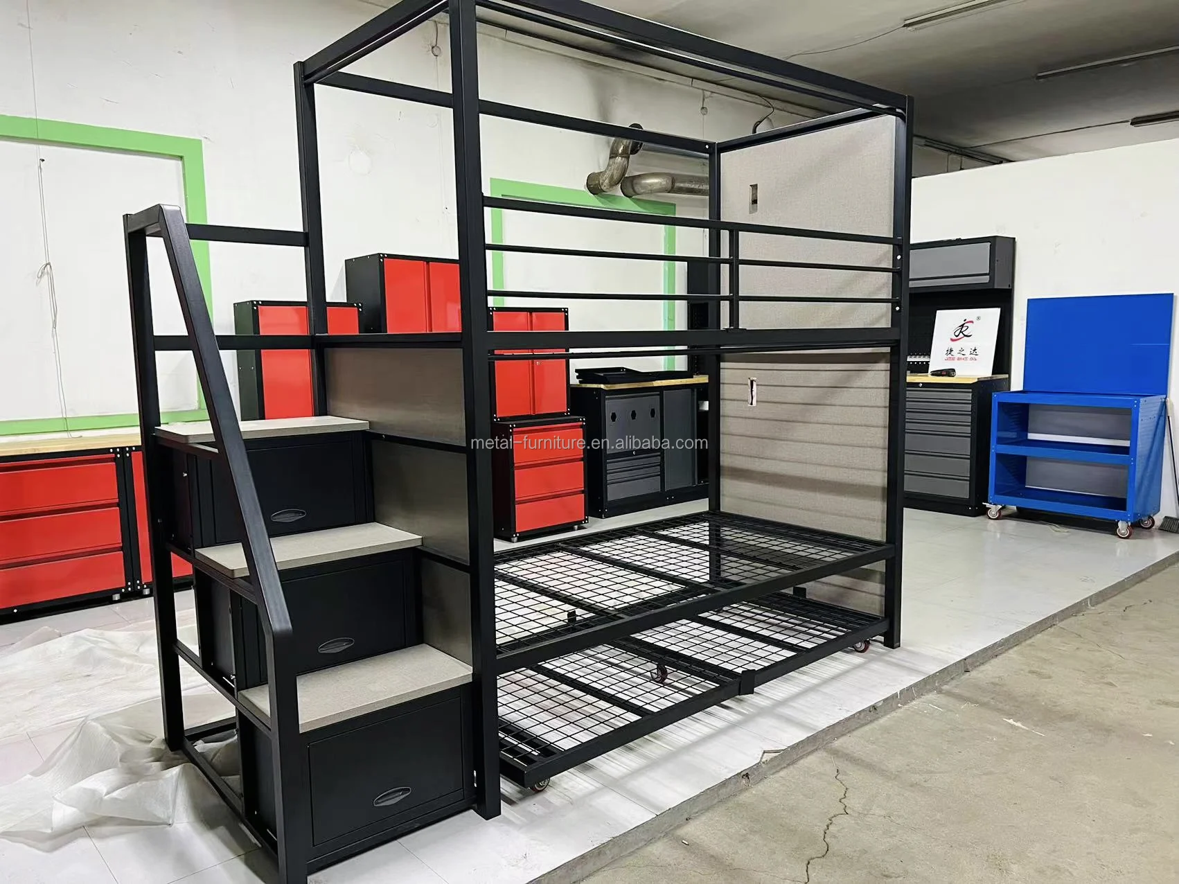 Hotel Bunk Bed Steel Metal Hostels Capsule Bed Single Queen King Bed for Kid Adult use