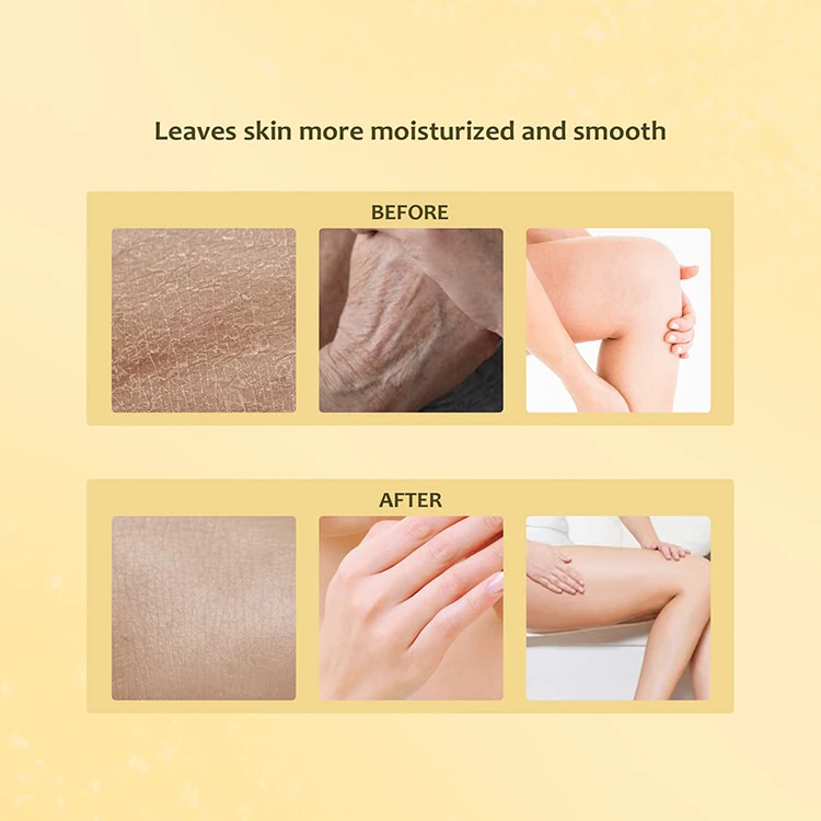 8oz Organic Whitening Moisturizing Body Glaze Cream Private Label Butter For Skin Care