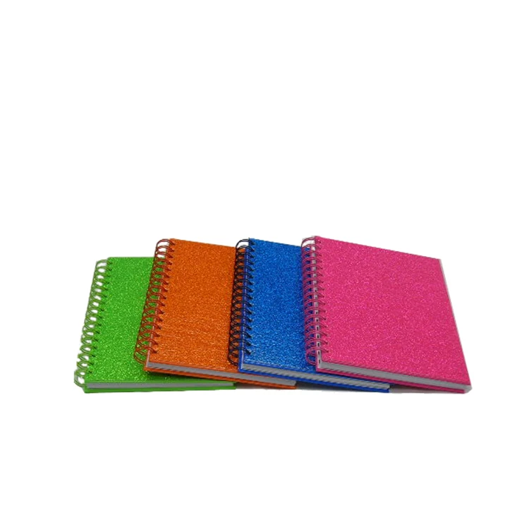 80 листов 100% специальные бумажные блокноты с твердым покрытием и блестками
