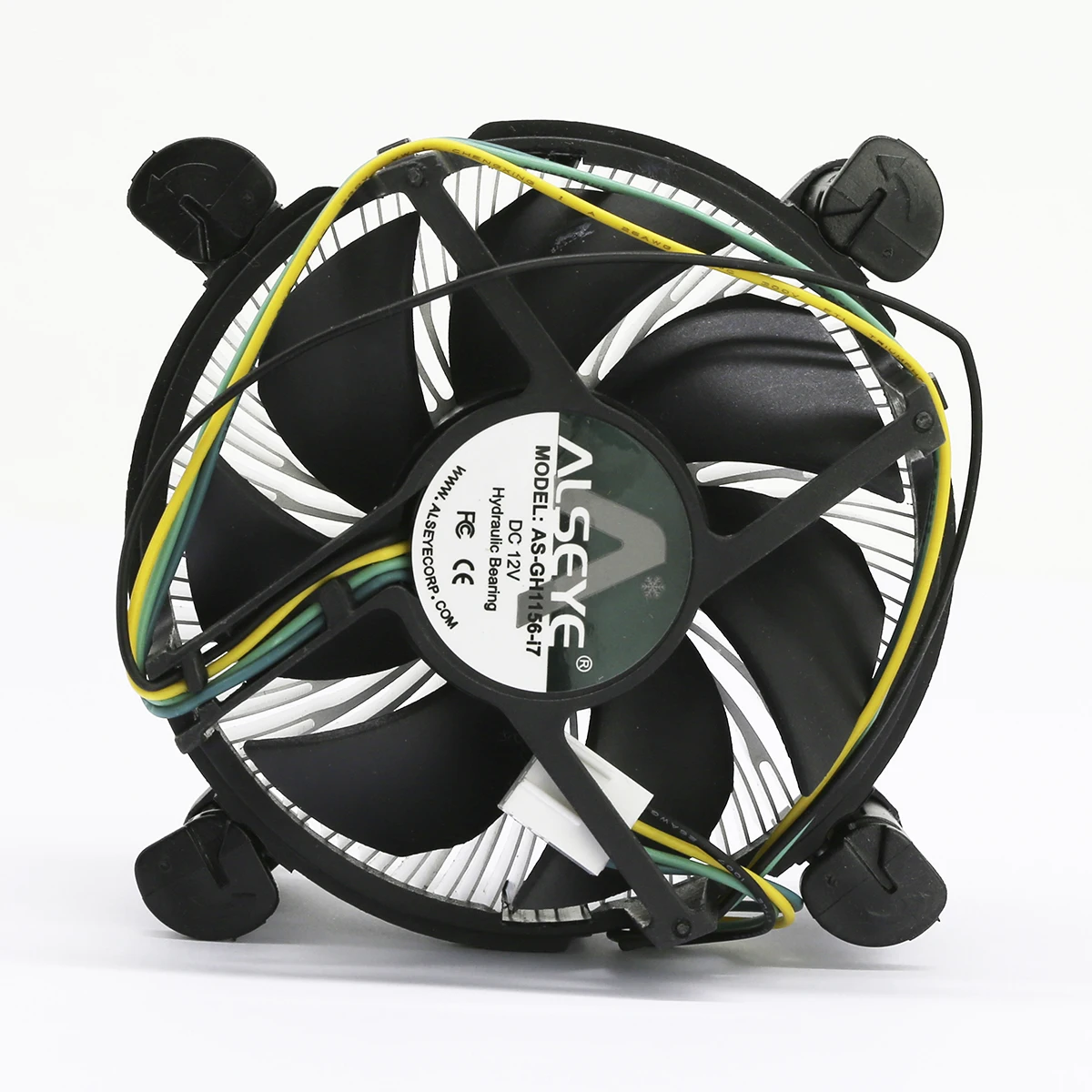 ALSEYE 4-Pin Connector CPU Cooler With Aluminum Heatsink and 3.5-Inch Fan for Core i3/i5/i7 Socket 1150/1155/156