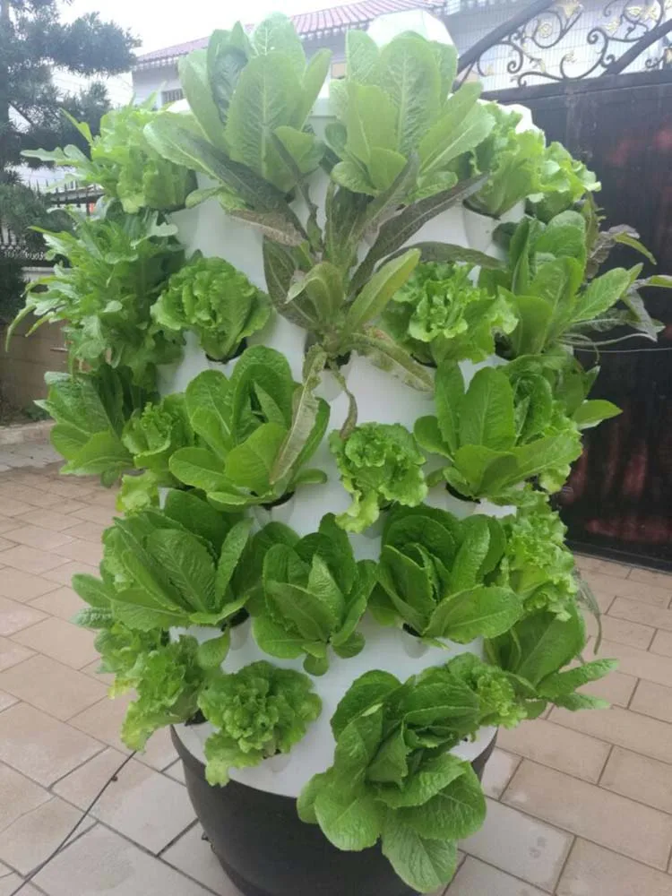 One one Automatic watering hydroponic tower garden equipment hydroponic vertical tower for planting vegetables