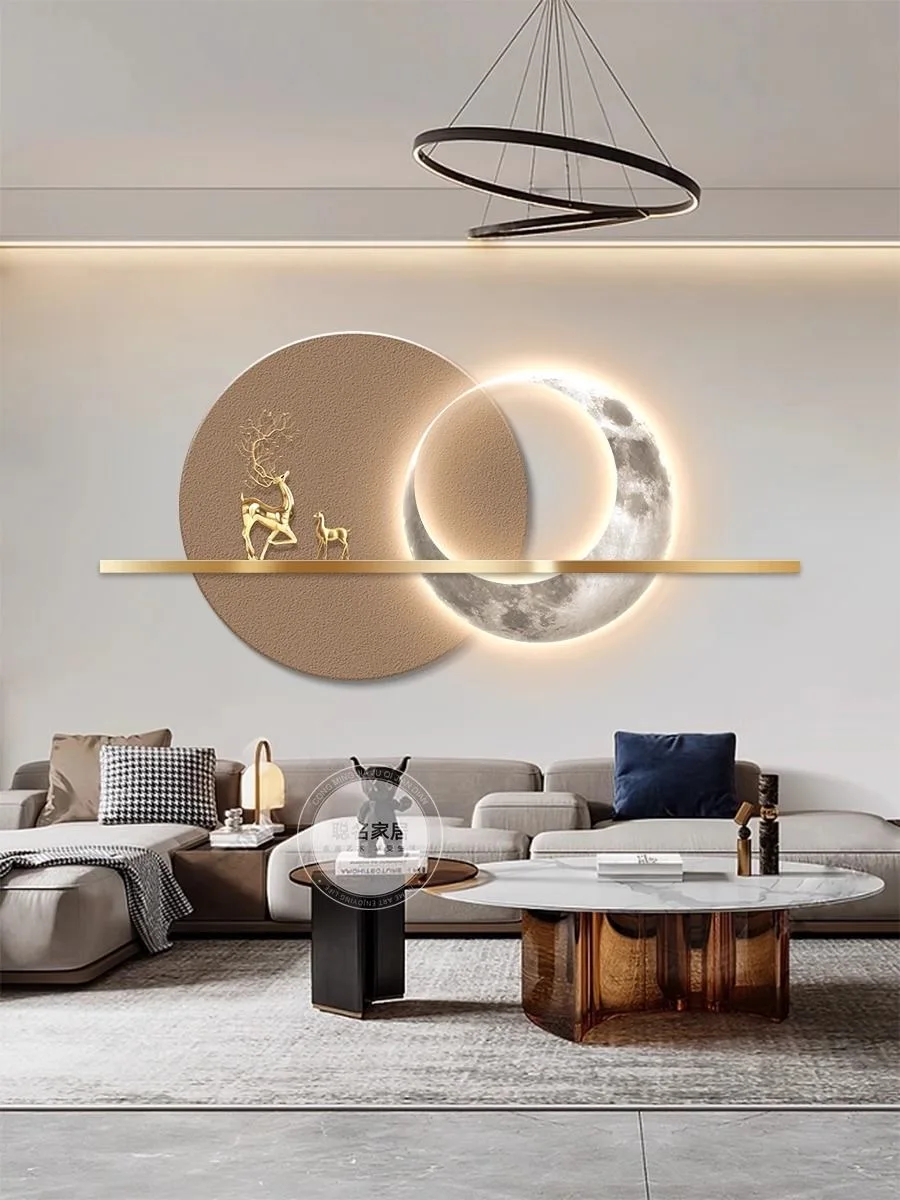 100*50 new dropshipping products 2024 metal metallic wall living room for home decor luxury art item house decoration interior