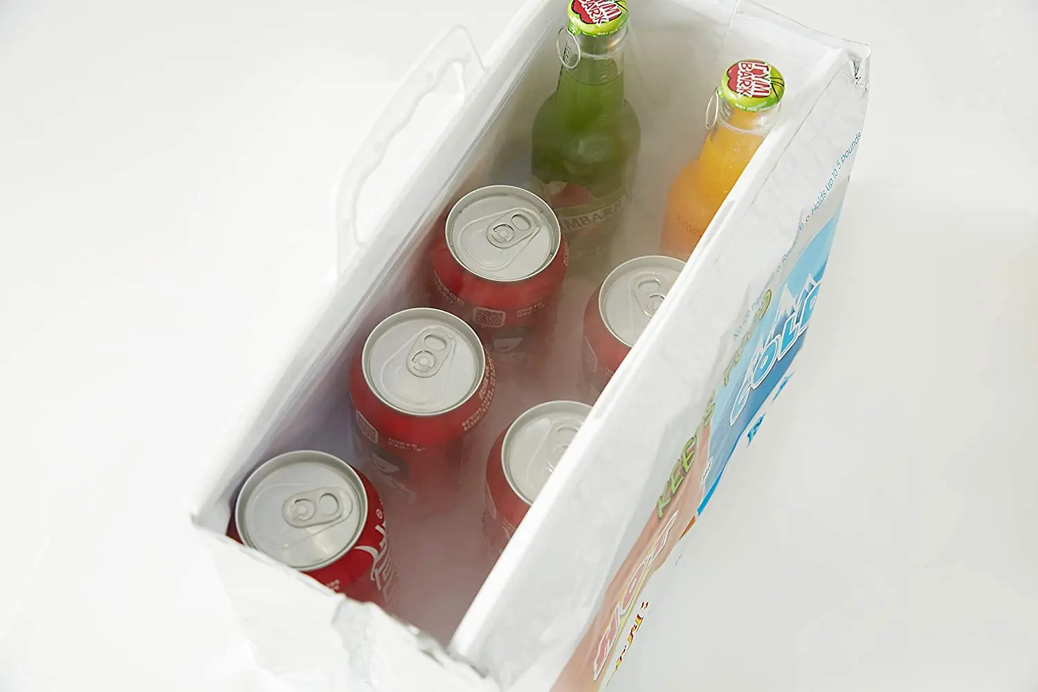 Custom Eco Friendly Folding Plastic Cooler Insulated Lunch Bag for Kids