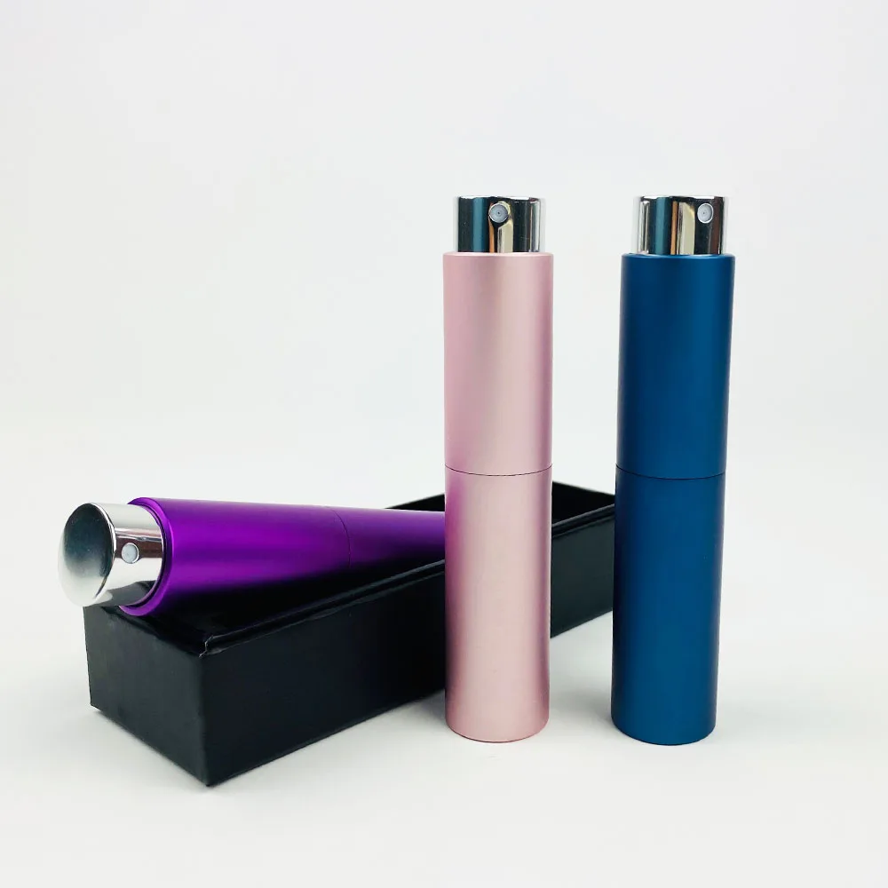 Round Stylish Matte Bottle Travel Mini Size Twist Up Perfume Bottle