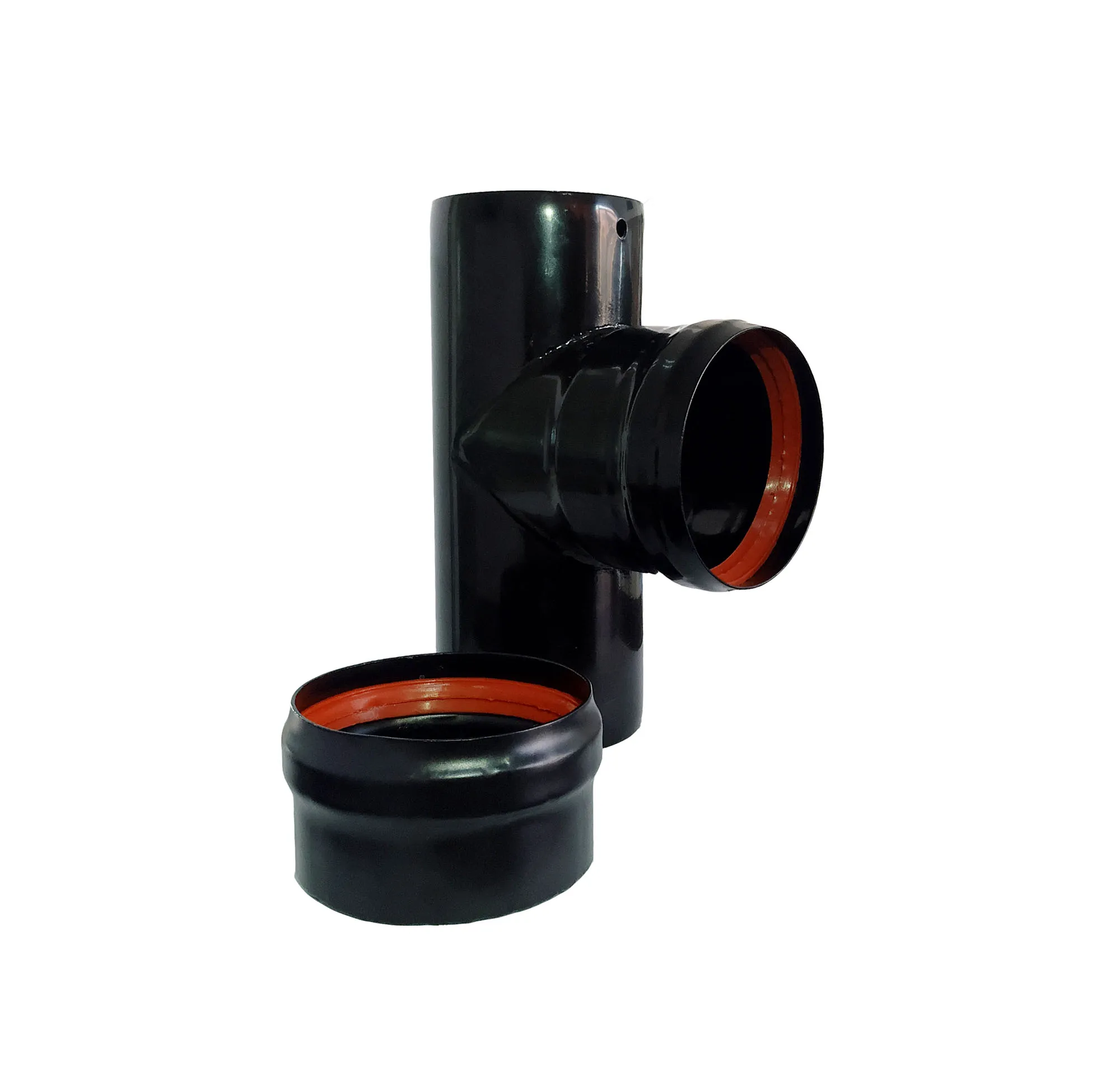 high quality wood pellet stove chimney pipe rain carbon steel