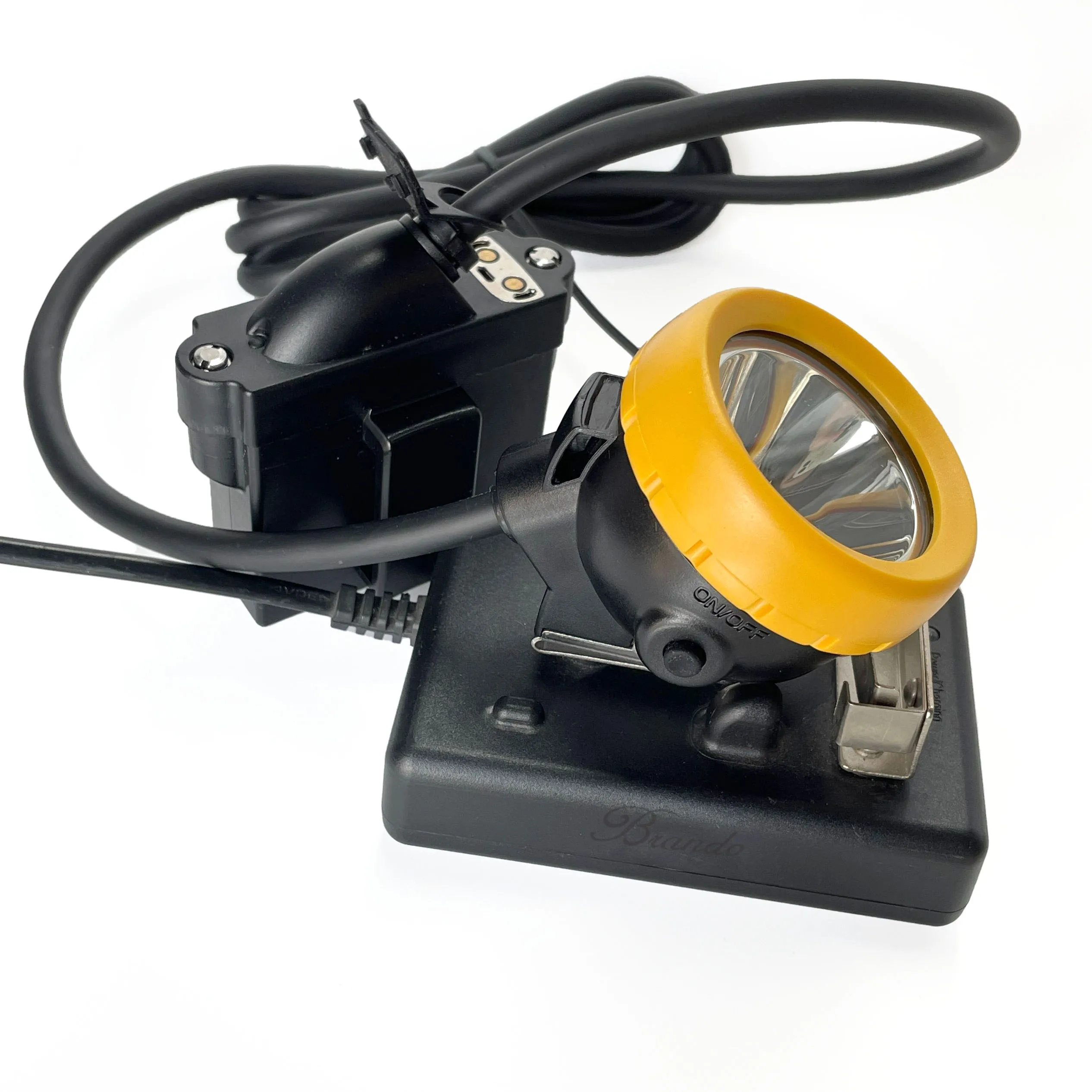 Underground safety miner cap lamp KL5LM rechargeable 6.6Ah 12000lux brightness IP67 waterproof led mining cap lamp with cable