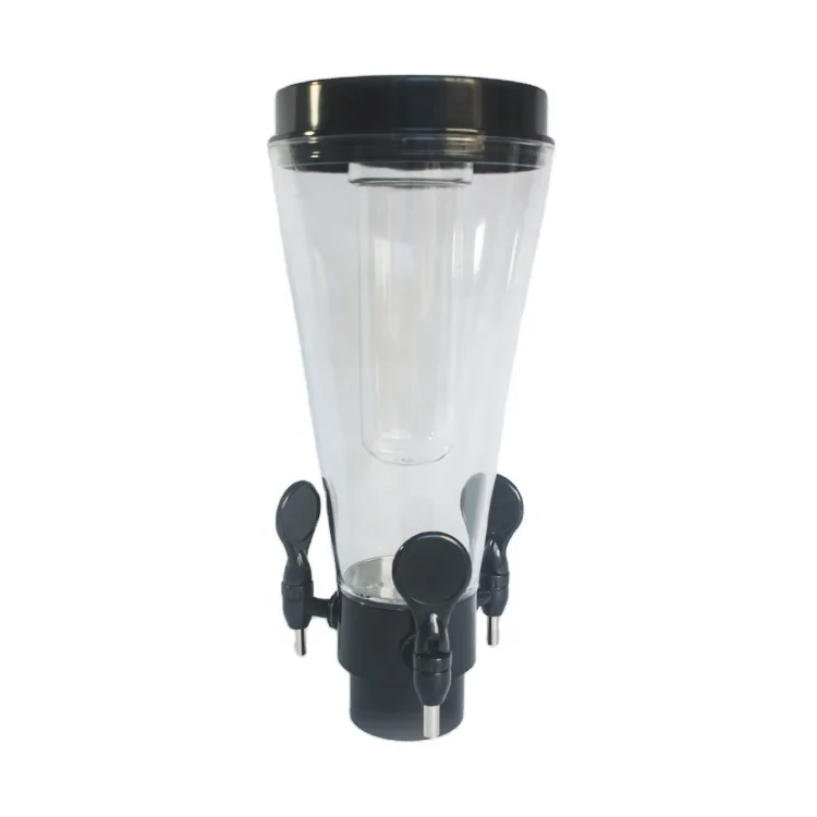 5 Liter Cold Draft Beer Tower Beverage Dispenser with Ice Holder