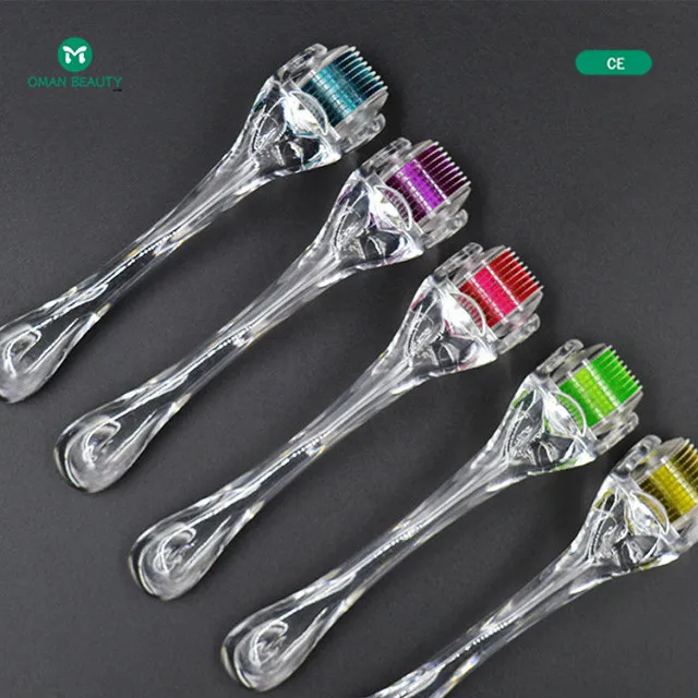  2021 микроиглы zgts derma roller 540 с терапией красным светом 1 0 мм 5 набор из тонкого титанового микро-иглы dermaroller