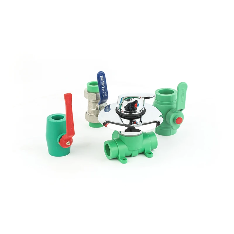 Pipe Ppr Manufacturer Price 20-63MM PPR Fittings PPR Female Threaded Elbow pipe plumbing fittings Tee Elbow Socket