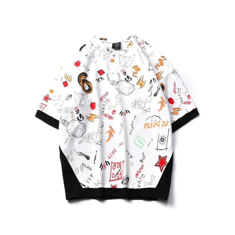 big graphic loose fit  Big Tall Custor plan t shirts men comfort  garment dyed colors essentials t shirt