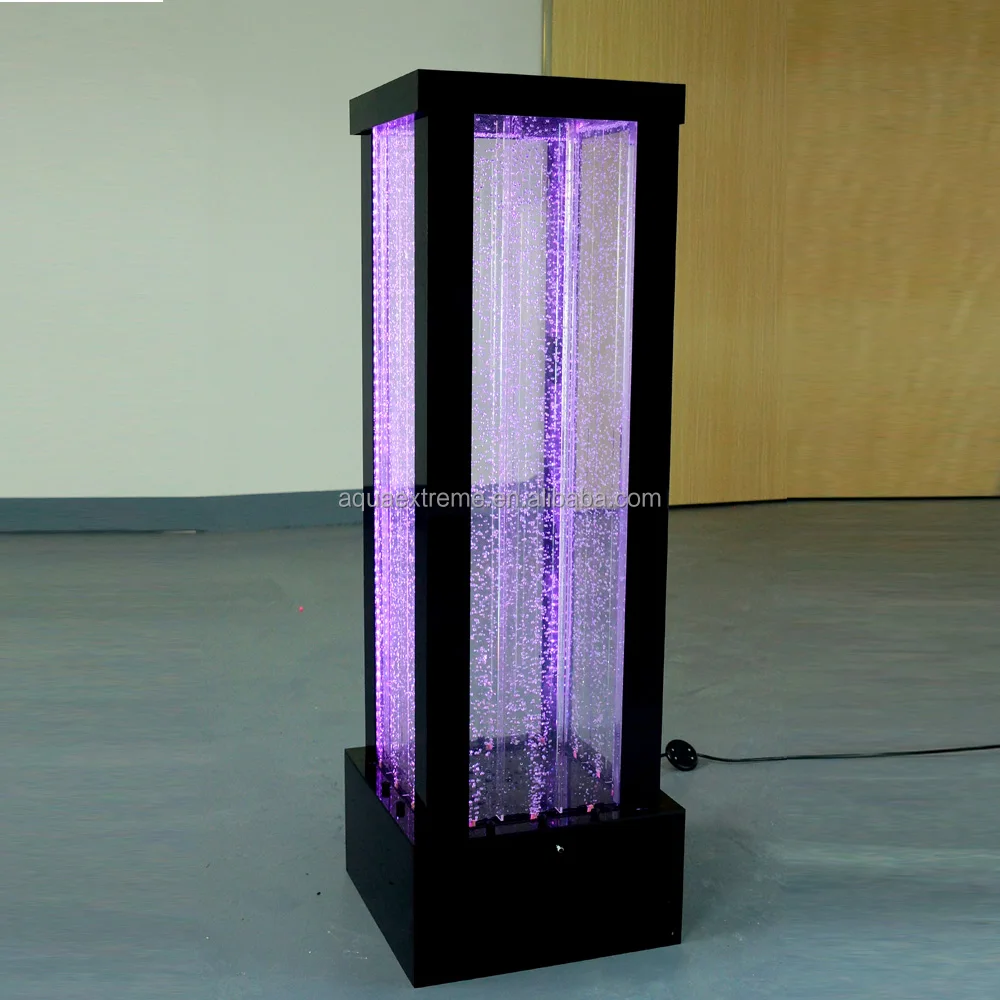 Home Decoration Water Bubble Panel Water Bubble Wall Divider Column LED Light Changing Color With Remote Controller