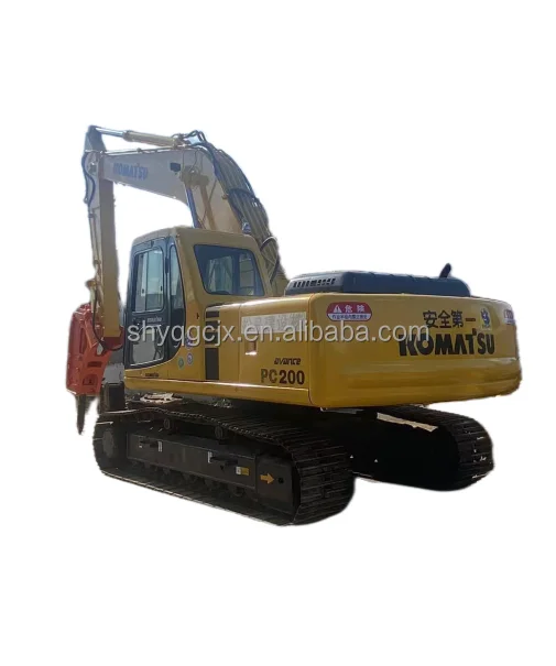 Высококачественный б/у Komatsu PC200/PC200-6E/220-8 гидравлический гусеничный экскаватор 20 тонн 22