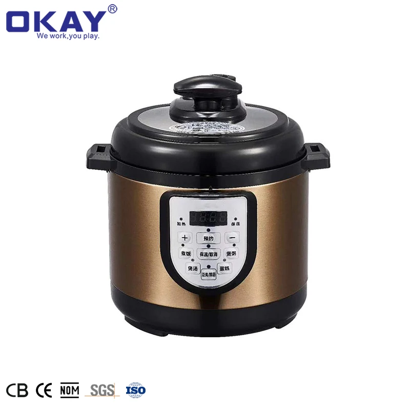 Модная электрическая скороварка 2 л 700 Вт из нержавеющей стали с многофункциональным внутренним горшком