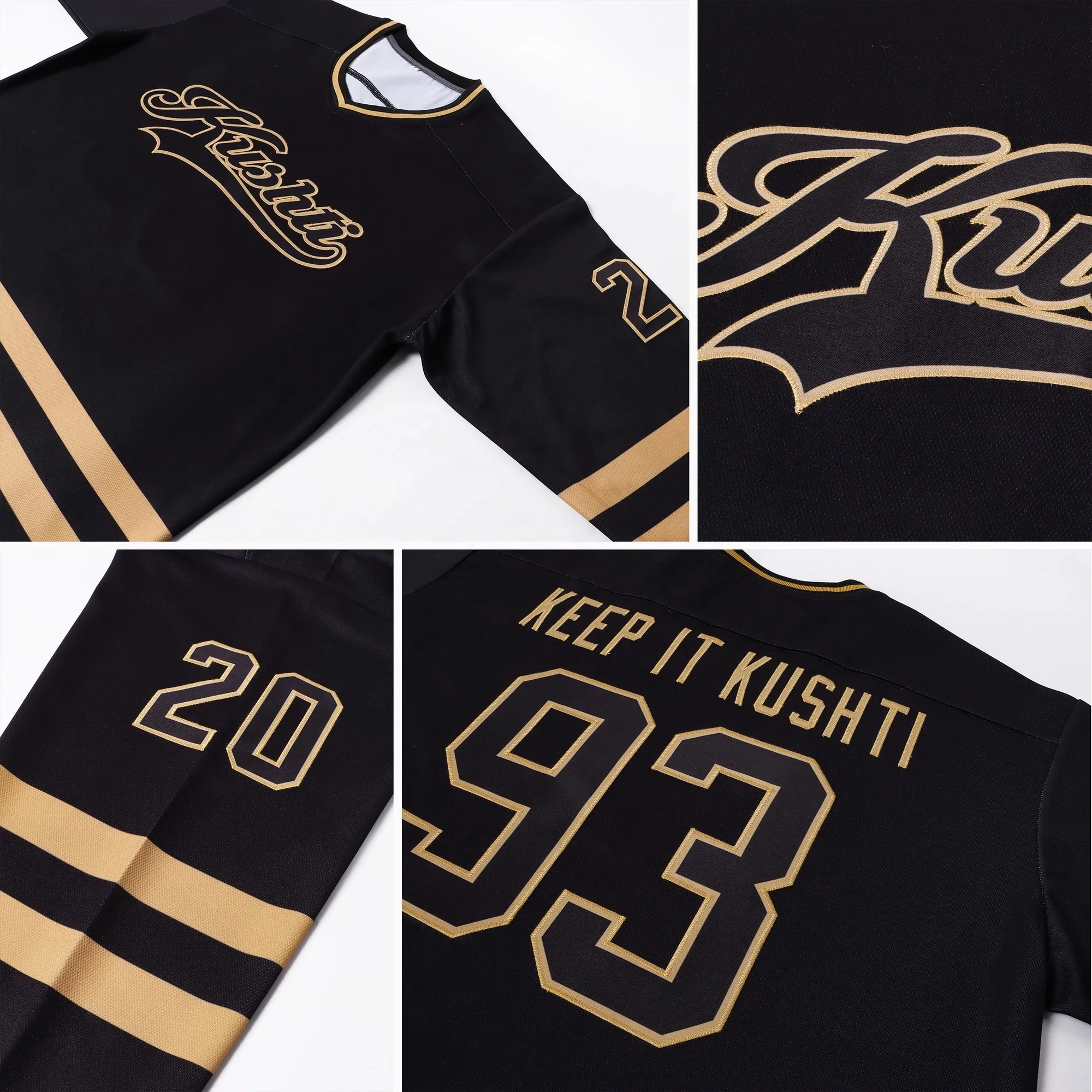 Top Quality  Embroidery  Custom Team Ice Hockey Jerseys  Customized New Design Cheap Sublimation Ice Hockey jerseys