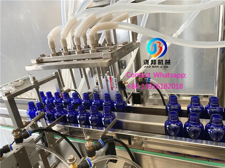JB-YX8 Full automatic electronic equipment e liquid hemp oil filling capping machine price