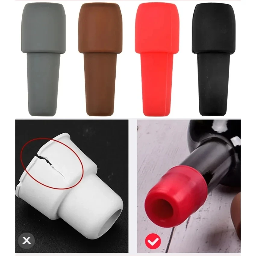 Reusable Sparkling Wine Bottle Stopper Sealed Silicone Wine Bottle Stoppers Wine Bottle Cover Caps Cork For Beer W24-281