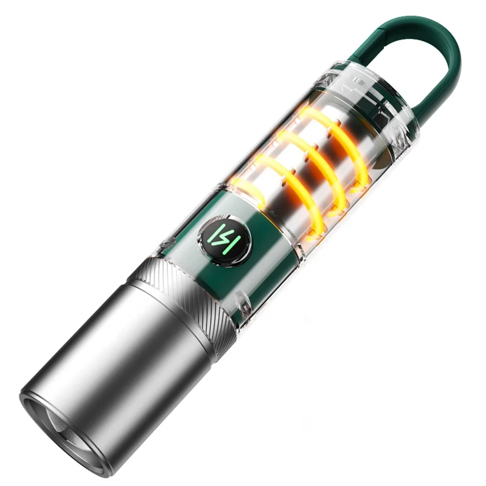 Asafee CB-936 LED Camping Lantern Multi Functional EDC Torch Light Flashlight Powerful rechargeable Waterproof lamp
