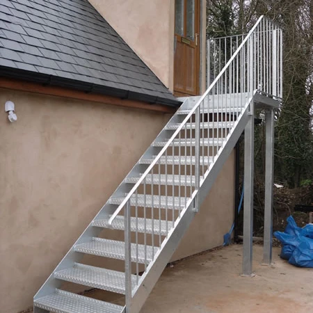 Лидер продаж сборные Наружные лестницы металлические стальные прямой чехол