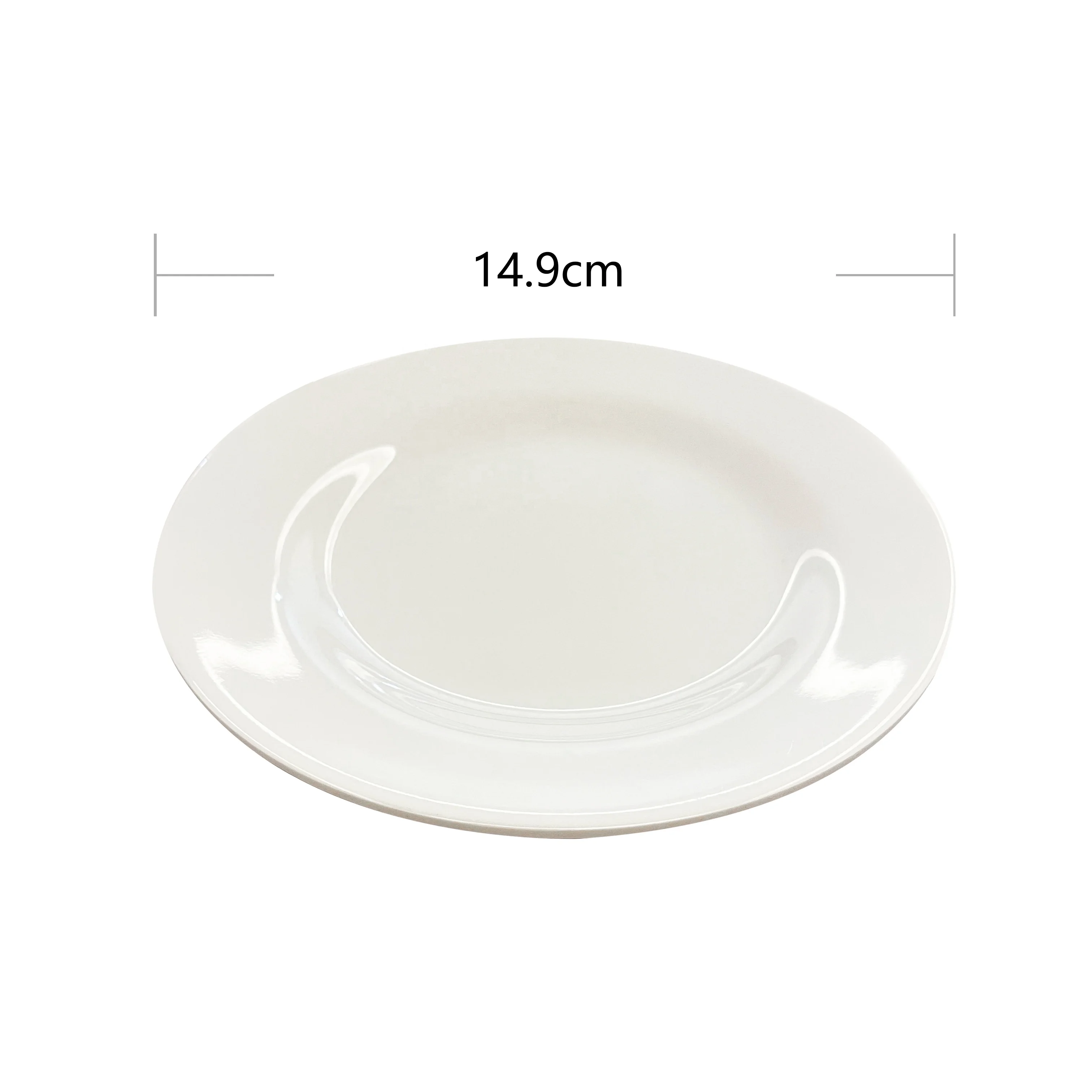 Hot Selling Good Quality Party Dessert Plate Restaurant Dinner Plastic Black Plate